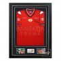 กรอบใส่เสื้อกีฬา-กรอบอลูมิเนียมพร้อมโชว์ลายเซ็น Bryan robson